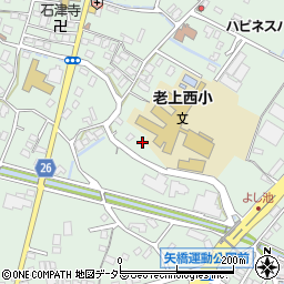 滋賀県草津市矢橋町524周辺の地図