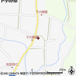 兵庫県丹波篠山市今田町下小野原404周辺の地図