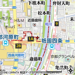 勝天‐GATTEN‐ 先斗町本店周辺の地図