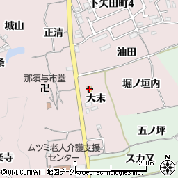 ファミリーマート亀岡下矢田店周辺の地図