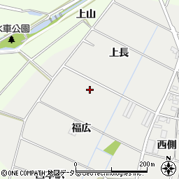 愛知県豊田市福受町池下周辺の地図