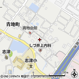 滋賀県草津市青地町493周辺の地図