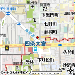 りそな銀行四条大宮支店 ＡＴＭ周辺の地図