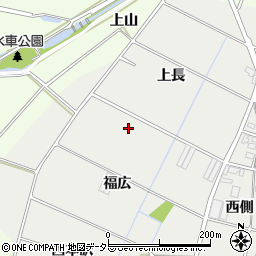愛知県豊田市福受町（池下）周辺の地図