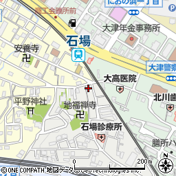 滋賀県大津市石場6-5周辺の地図