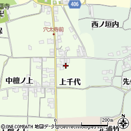 京都府亀岡市曽我部町西条上千代3周辺の地図