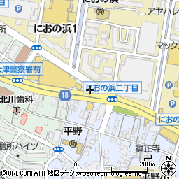 滋賀県大津市馬場1丁目6-2周辺の地図