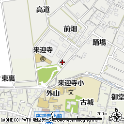 愛知県知立市八橋町前畑178周辺の地図