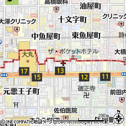 ミューズ３８９京都ミューズホール周辺の地図