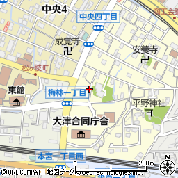 松本駐車場周辺の地図