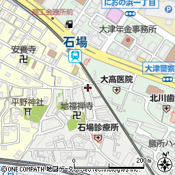 滋賀県大津市石場6-6周辺の地図