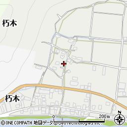 岡山県美作市朽木156周辺の地図