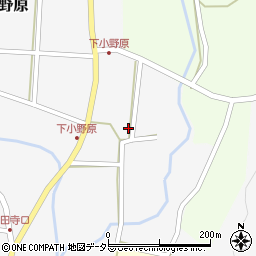 兵庫県丹波篠山市今田町下小野原391周辺の地図