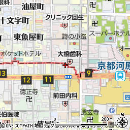 タイムズ錦２駐車場周辺の地図