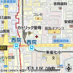 京都府京都市中京区壬生淵田町34-2周辺の地図