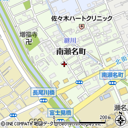 静岡県静岡市葵区南瀬名町6-37周辺の地図