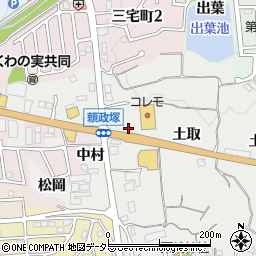 京都府亀岡市篠町浄法寺中村42周辺の地図