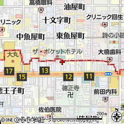 京都府京都市下京区立売東町5周辺の地図