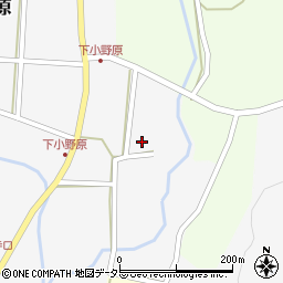 兵庫県丹波篠山市今田町下小野原396周辺の地図
