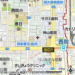 株式会社ゼロ・コーポレーション　西院支店周辺の地図