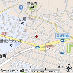 三重県四日市市垂坂町790周辺の地図