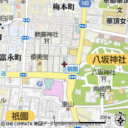お酒の美術館　八坂神社前店周辺の地図