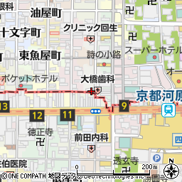 京都府京都市中京区大日町423周辺の地図