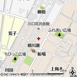 愛知県豊田市畝部東町（船場）周辺の地図