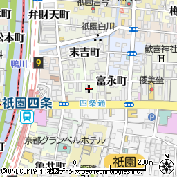 京都府京都市東山区富永町周辺の地図