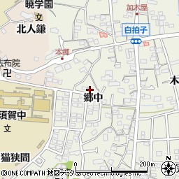 愛知県東海市加木屋町郷中周辺の地図