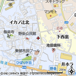 京都府亀岡市篠町野条イカノ辻北2-2周辺の地図