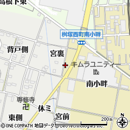 ソフトバンク　豊田上郷店周辺の地図