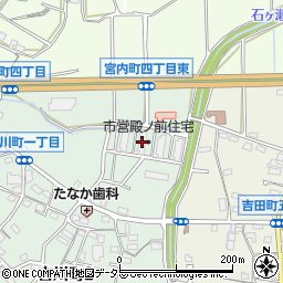 愛知県大府市吉川町1丁目110周辺の地図
