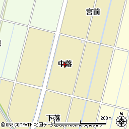 愛知県豊田市桝塚西町（中落）周辺の地図