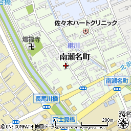 静岡県静岡市葵区南瀬名町6-33周辺の地図