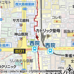 京都府京都市中京区壬生淵田町4周辺の地図