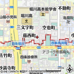 京都府京都市中京区藤本町552周辺の地図