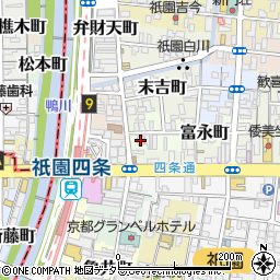 サキゾー祇園富永町ビル周辺の地図