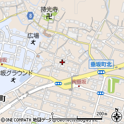 三重県四日市市垂坂町785周辺の地図