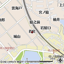 愛知県東海市高横須賀町若宮周辺の地図