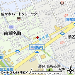 静岡県静岡市葵区南瀬名町24-52周辺の地図
