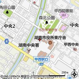 湖南市役所　総務部財政課行政改革推進室周辺の地図
