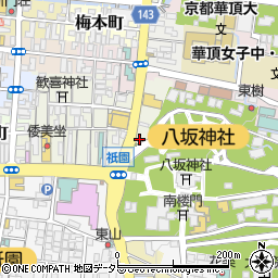 ムーンビューティ祇園ビル周辺の地図