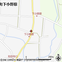 兵庫県丹波篠山市今田町下小野原495周辺の地図