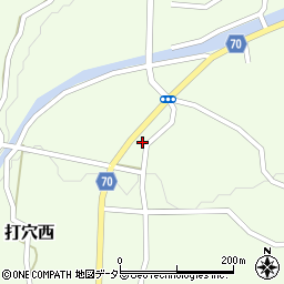 岡山県久米郡美咲町打穴西64周辺の地図