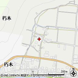 岡山県美作市朽木153周辺の地図