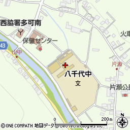 兵庫県多可郡多可町八千代区中野間680周辺の地図