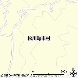 島根県江津市松川町市村周辺の地図