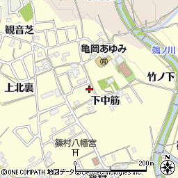 京都府亀岡市篠町篠下中筋37-3周辺の地図
