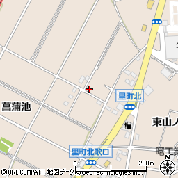 愛知県安城市里町西山ノ田137周辺の地図